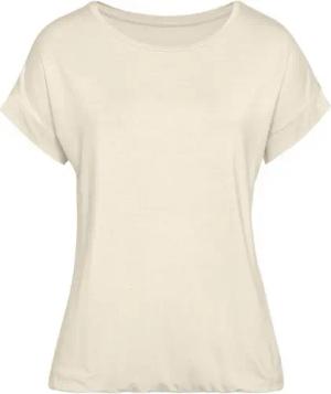 Vivance Kurzarmshirt mit Gummizug im Bund (2er-Pack) aus weichem Viskose-Stretch