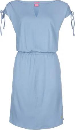 salzhaut Sommerkleid Damen Kleid Gufi - Freizeitkleid mit Raffung und Print