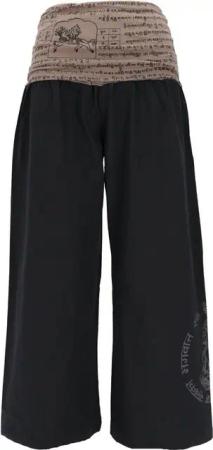 Guru-Shop Relaxhose Weite Marlenehose, Buddha Wellnesshose,.. alternative Bekleidung