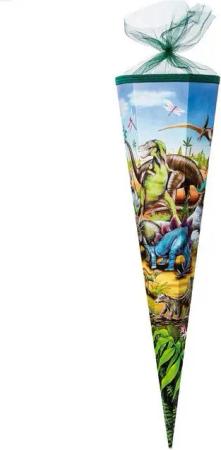 Nestler Schultüte DINOZEIT Dinosaurier, Zuckertüte 85cm (zum Schulanfang / Einschulung)