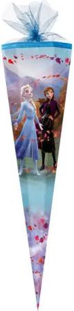 Nestler Schultüte Disney Eiskönigin FROZEN 2 HELLBLAU, Zuckertüte 85cm (zum Schulanfang / Einschulung)
