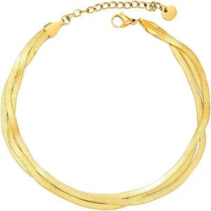 Kim Johanson Fußkette Alma (1-tlg), mehrreihig