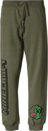 Minecraft Jogginghose MINECRAFT Kinder Jogginghose Jungen + Mädchen Hose oliv