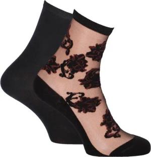 Tamaris Kurzsocken mit Rosen (Set, 2-Paar, 2er-Pack) elegant