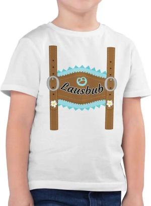 Shirtracer T-Shirt Lausbub Lederhose (1-tlg) Mode für Oktoberfest Kinder Outfit