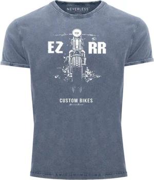Neverless Print-Shirt Cooles Angesagtes Herren T-Shirt Vintage Shirt Biker Motorrad Chopper mit Print