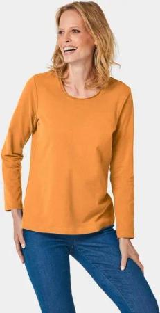 GOLDNER Langarmshirt T-Shirt mit Rundhals