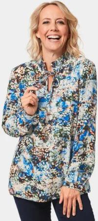 GOLDNER Druckbluse Kurzgröße: