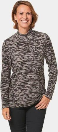 GOLDNER Langarmshirt Stehkragenshirt mit Langarm