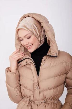 ARMİNE Steppmantel Armine Steppjacke Damen, Warm Mantel Damen Lang, Winterjacke Damen mit
