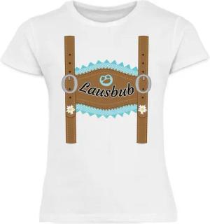 Shirtracer T-Shirt Lausbub Lederhose Mode für Oktoberfest Kinder Outfit
