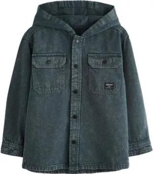 Next Outdoorhemd Denim-Hemdjacke aus 100 % Baumwolle (1-tlg)