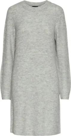 pieces Strickkleid PCELLEN LS O-NECK KNIT DRESS NOOS BC