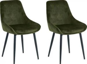 SIT Polsterstuhl (Set, 2 St), glamouröser Bezug in Samtoptik