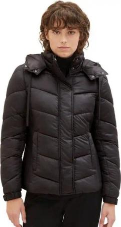 TOM TAILOR Winterjacke Stepp Winter Puffer Kapuze Abnehmbar signature puffer jacket - 1037565