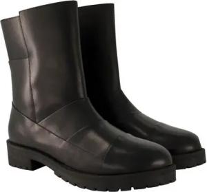 Ulla Popken Leder-Boots Ziernähte Wechselfußbett Weite H Stiefel