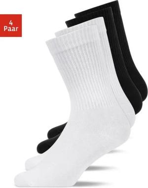 SNOCKS Tennissocken Cleane Sportsocken (4-Paar) aus Bio-Baumwolle, stylish für jedes Outfit
