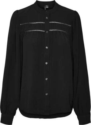Vero Moda Langarmbluse VMEmma (1-tlg) Drapiert/gerafft