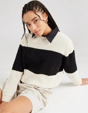 Vero Moda Rundhalspullover VMAGATE (1-tlg) Plain/ohne Details