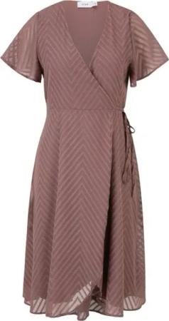 Vila Petite Midikleid MICHELLE (1-tlg) Wickel-Design