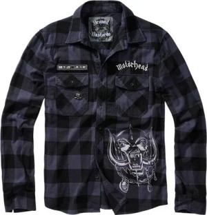 Brandit Outdoorhemd Brandit Herren Langarmhemd Checkshirt Motörhead