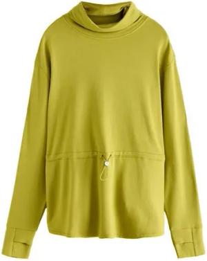 Next Sweatshirt Active Sweatshirt mit Wasserfallausschnitt (1-tlg)