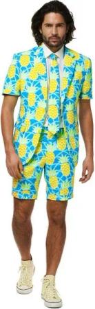 Opposuits Partyanzug Sommer Shineapple Kostüm Anzug - Ananas Outfit, Cooler Dress für heiße Tage