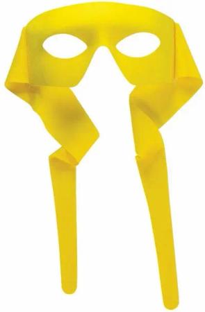 Metamorph Verkleidungsmaske Superhelden-Maske gelb, Farbenfrohe Superheldenmaske für Sie und Ihn