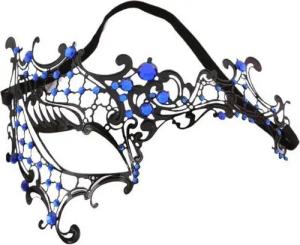 YRIIOMO Verkleidungsmaske Einäugige Halbgesichtsmaske, Festivalpartymaske, Damemaske