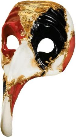 Maskworld Verkleidungsmaske Naso Turco colore