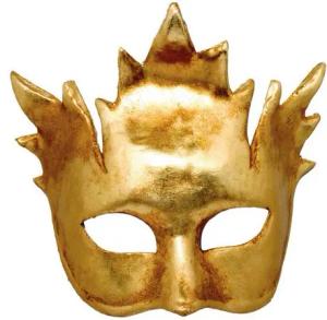 Maskworld Verkleidungsmaske Foglia Platano oro