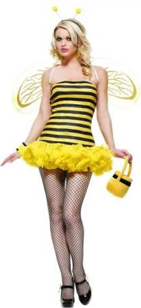 Leg Avenue Kostüm Sexy Bienchen, Neckisches Outfit in Warnfarben: Achtung, heiß!