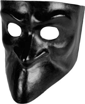 Maskworld Verkleidungsmaske Bauta nera