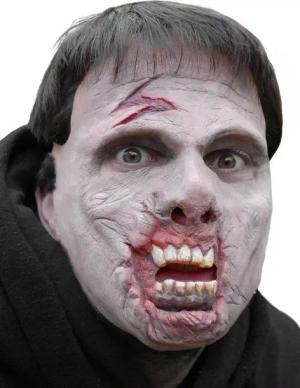 Wizardo Verkleidungsmaske Zombiemaske - Dead Harry, Eine gruselige Zombiemaske für Karneval und Verkleidungspartys