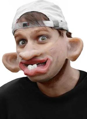 Wizardo Verkleidungsmaske Ludo Lippe Maske - Fasching Halloween Karneval, Eine alberne Maske für Karneval und Verkleidungspartys