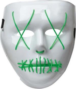 Zoelibat Verkleidungsmaske Maske LED ohne Rand grün
