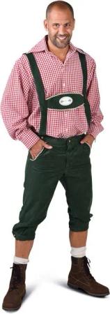 magicbyfreddy Trachten-Kostüm Lederhose Tracht Oktoberfest Wiesn Kostüm Herren Bayern Outfit Party
