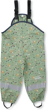 Sterntaler® Regenhose Regenträgerhose ungefüttert Waldtiere (1-tlg., Matschlatzhose mit Druckknöpfen, Regenhose mit süßen Motiven) Regenhose Wasserdicht, Matschhose mit verstellbaren Trägern