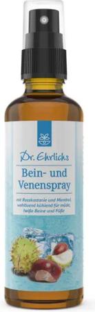 Dr. Ehrlichs Gesundkatalog. Gesichts- und Körperspray Dr. Ehrlichs Bein- und Venenspray 75 ml - Kühlspray für schwere Beine
