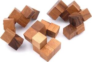 ROMBOL Denkspiele Spiel WWW - anspruchsvolles Denkspiel auf Basis des Schlangenwürfels, 3D-Puzzle, exklusiv nur bei uns