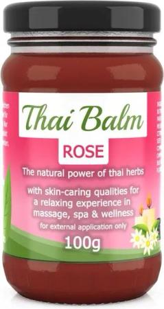 Wang Prom Körperbalsam Thai Kräuter Balm Balsam 100g Thai-Herbs für Massage Hautpflege Rose