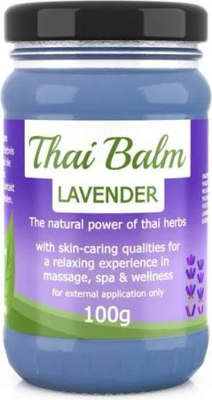 Wang Prom Körperbalsam Thai Kräuter Balm Balsam 100g Thai-Herbs für Massage Hautpflege Lavendel