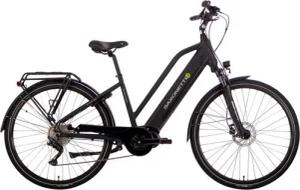 SAXONETTE E-Bike Trekkingrad Premium Sport (Trapez), 10 Gang, Kettenschaltung, Mittelmotor, 522 Wh, Pedelec, Elektrofahrrad für Damen