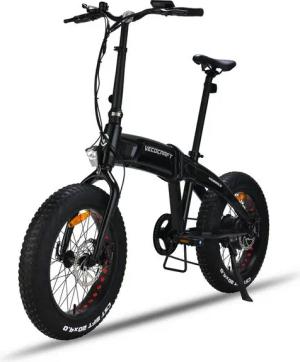 VECOCRAFT E-Bike Faltrad HUMMER 10AH e-bike klapprad 20*4 ZOLL Reichweite 70-120KM, 7 Gang Shimano, Kettenschaltung, Heckmotor, 480 Wh