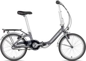 Chirp Faltrad Swan 3, 3 Gang Shimano Nexus 3 Rücktritt Schaltwerk, Nabenschaltung Rücktritt, Klapprad 20 Zoll Tiefeinstieg schwarz/grau