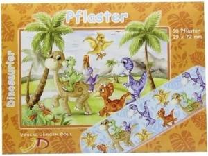 Axisis GmbH Pflaster KINDERPFLASTER Dinosaurier Briefchen, 10 St
