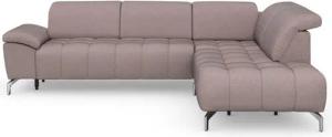 sit&more Ecksofa Cool L-Form, wahlweise mit Kopfteilverstellung und Vorziehsitz, motorisch