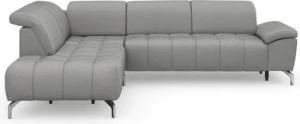 sit&more Ecksofa Cool L-Form, wahlweise mit Kopfteilverstellung und Vorziehsitz, motorisch