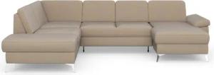 sit&more Wohnlandschaft Padua U-Form, inklusive Sitztiefenverstellung, Armteilfunktion und Federkern