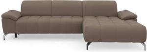 sit&more Ecksofa Cool L-Form, wahlweise mit Kopfteilverstellung und Vorziehsitz, motorisch